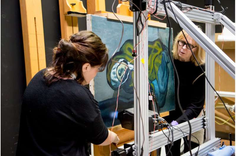 Research team uncovers hidden details in Picasso Blue Period painting
