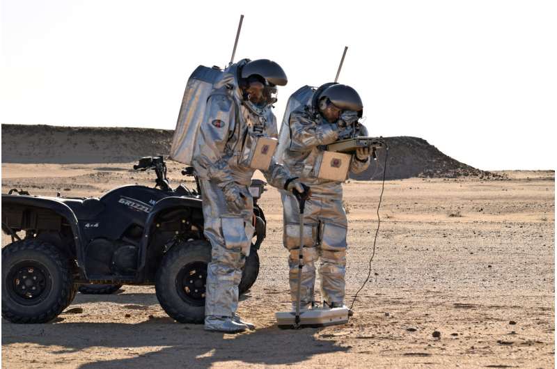 ScanMars demonstrates water detection device for astronauts on Mars
