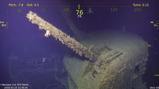 Team backed by Microsoft co-founder locates USS Helena wreck