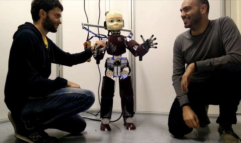 **Working towards partner-aware humanoid robot control