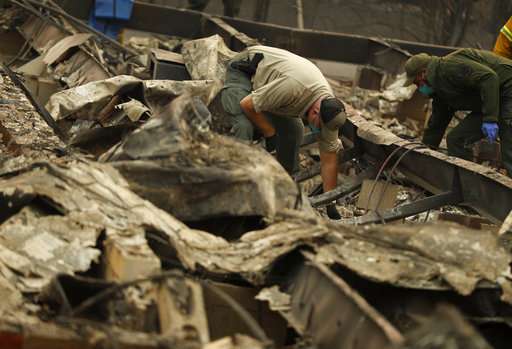Devastation as deadly California blaze tallies grim stats