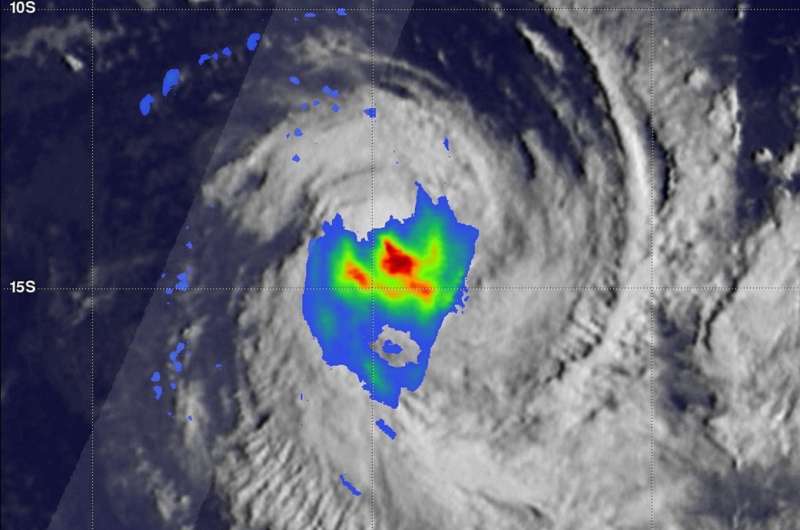 GPM satellite views Tropical Cyclone Flamboyan's rainfall