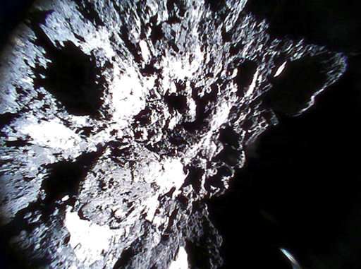 Photos from Japan space rovers show rocky asteroid surface