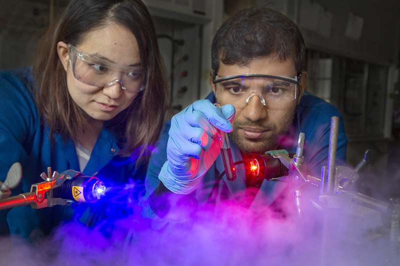 Researchers use photons to separate metal ions