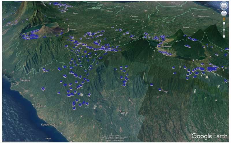 Indonesia has far more than enough pumped hydro storage sites to support a 100% renewable electricity grid