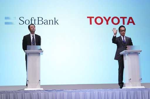 Toyota, SoftBank setting up mobility services joint venture