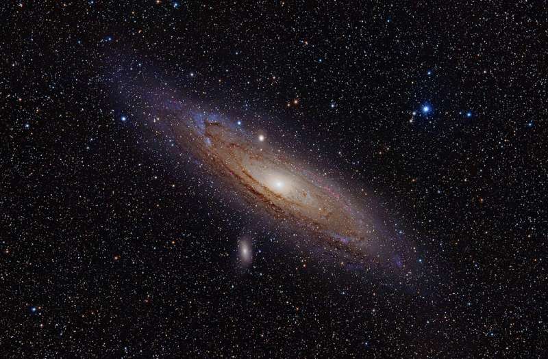 Researchers investigate stellar populations in the central region of the Andromeda galaxy