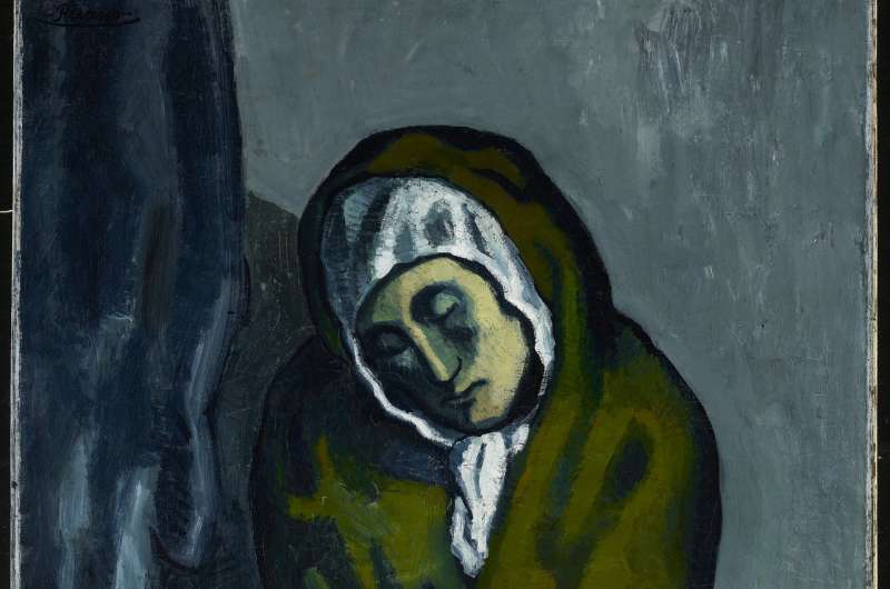 Research team uncovers hidden details in Picasso Blue Period painting