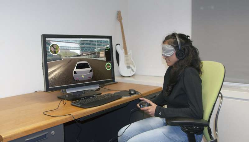For blind gamers, equal access to racing video games