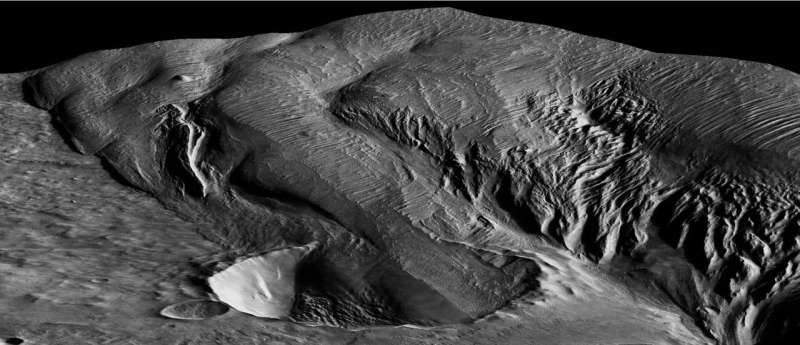 Explosive volcanoes spawned mysterious Martian rock formation