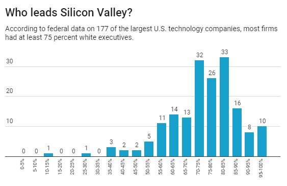 Searching for diversity in Silicon Valley tech firms – and finding some