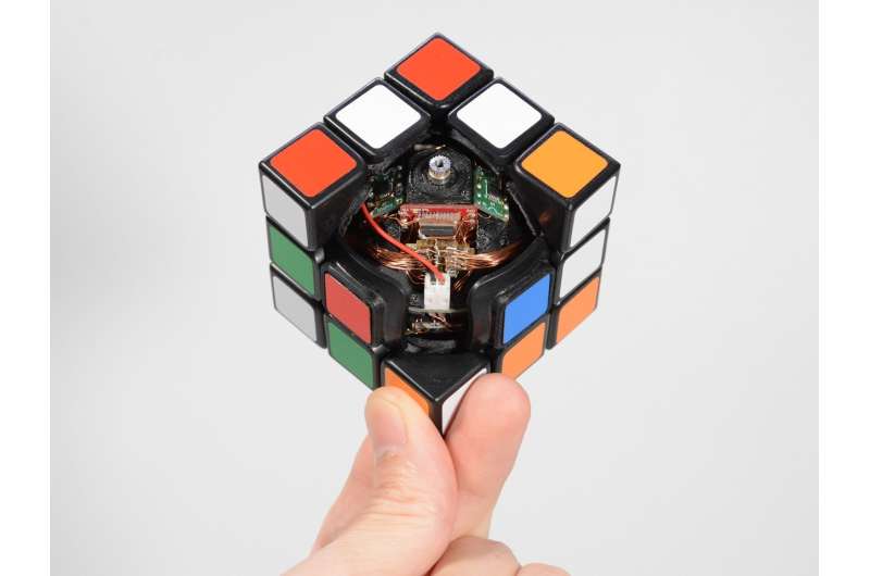 Ever struggle with a Rubik's Cube? Someone has created one that will solve itself