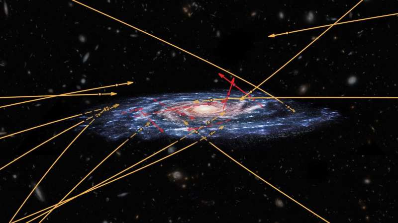Gaia spots stars flying between galaxies