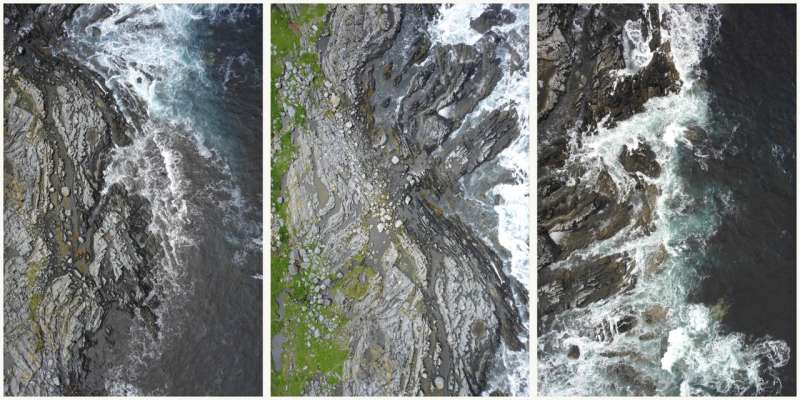 Researchers use drones to photograph seaweeds: The tidal zone from a bird’s-eye view