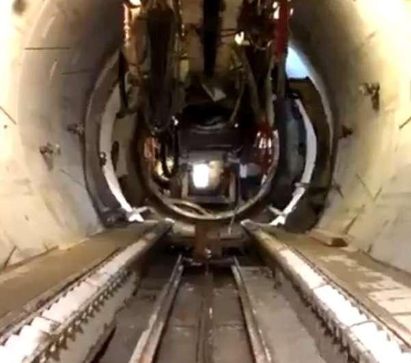 Musk tweets new video of LA-area transportation test tunnel