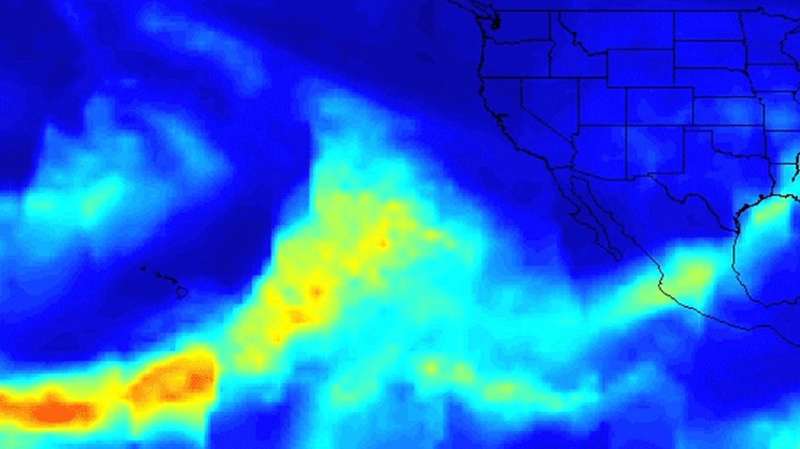 Climate change may lead to bigger atmospheric rivers