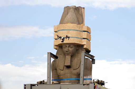 Egypt places colossus of Ramses II at new museum's entrance