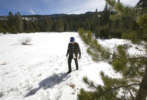 Welcome snow slows California's plunge back to drought