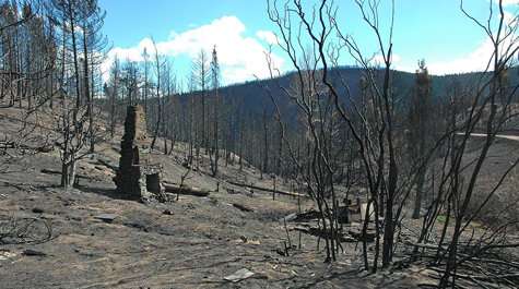 Research team studies geology of wildfires