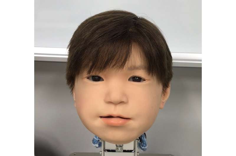 Researchers in japan make android child's face strikingly more expressive