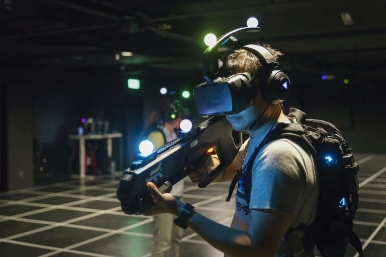 A gamer at a virtual reality arcade in Singapore—the latest to pop up around the world as backers of the technology seek to brea