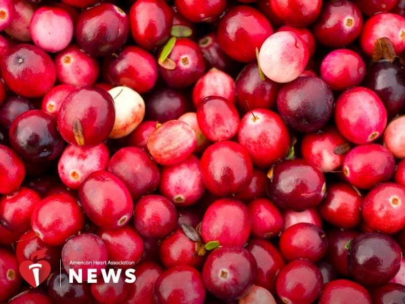 AHA: be thankful for cranberries' health benefits all year long