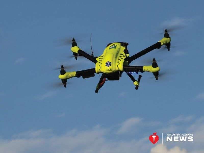 AHA: drones a lifesaver for cardiac arrest patients?
