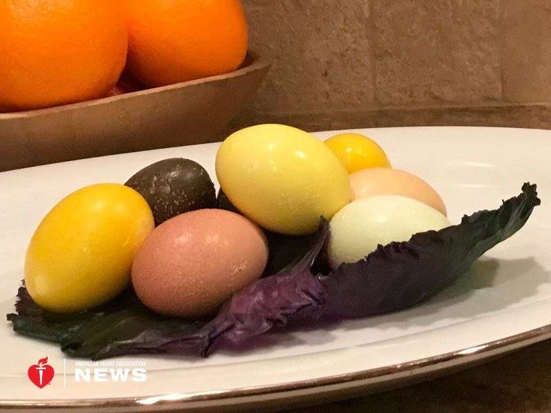 AHA: the heart-healthy way to dye those easter eggs