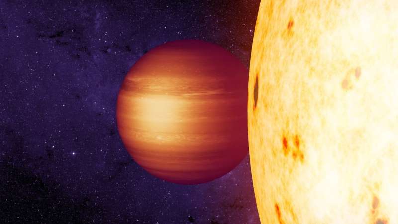 A 'hot Jupiter' with unusual winds