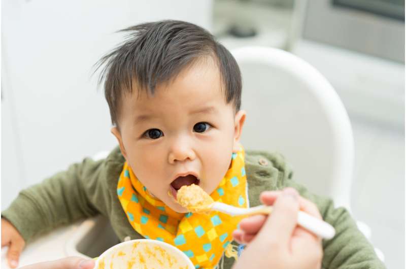 Allergic reactions to foods are milder in infants