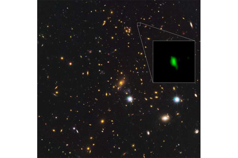 ALMA finds most-distant oxygen in the universe