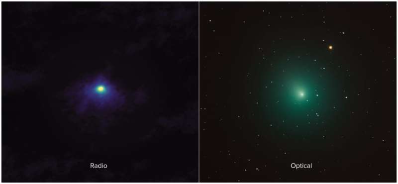 ALMA gives passing comet its close-up
