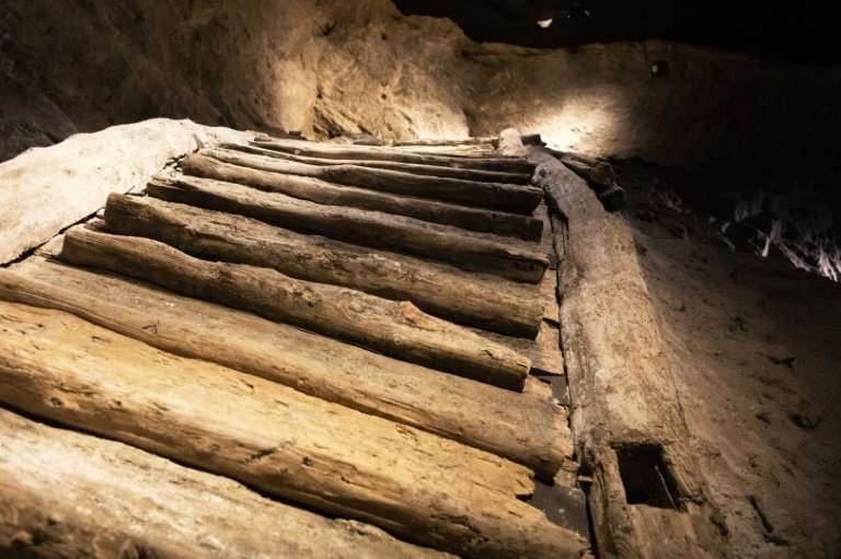 Among the most striking archaeological discoveries was that of an eight-metre-long wooden staircase dating back to 1100 BC, the 
