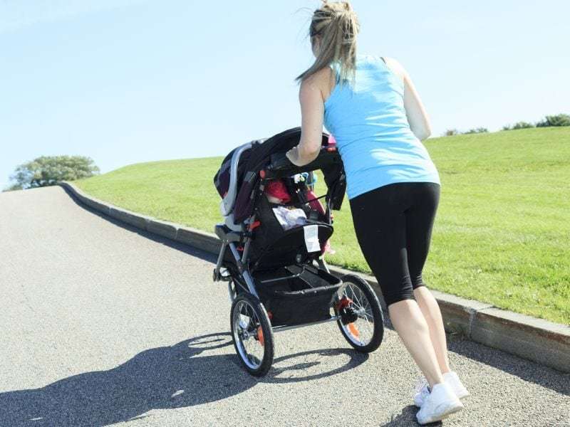 A new mom shape-up: stroller walking
