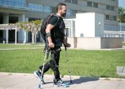 An exoskeleton for paraplegics