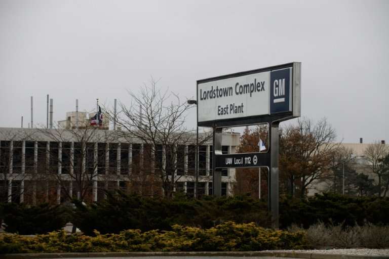 An exterior view of the GM plant in Lordstown, Ohio—one of five North American plants GM is shuttering as part of a cost-cutting