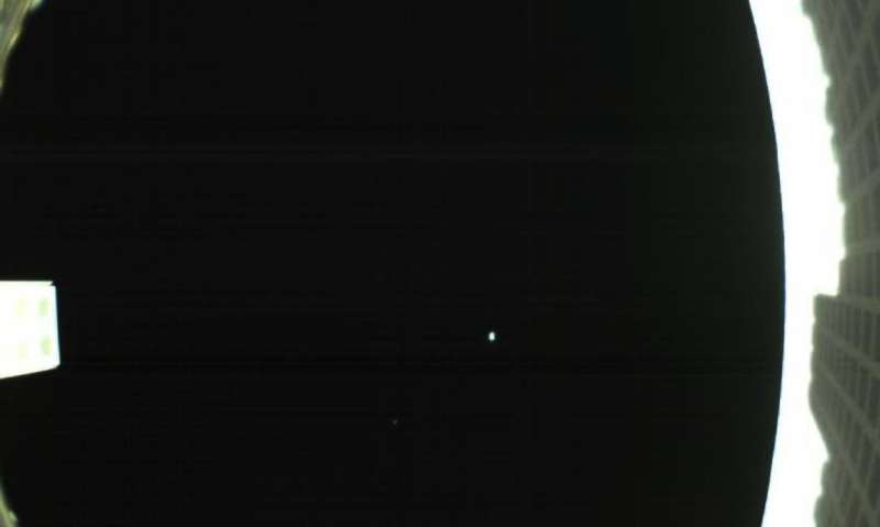 A pale blue dot, as seen by a CubeSat