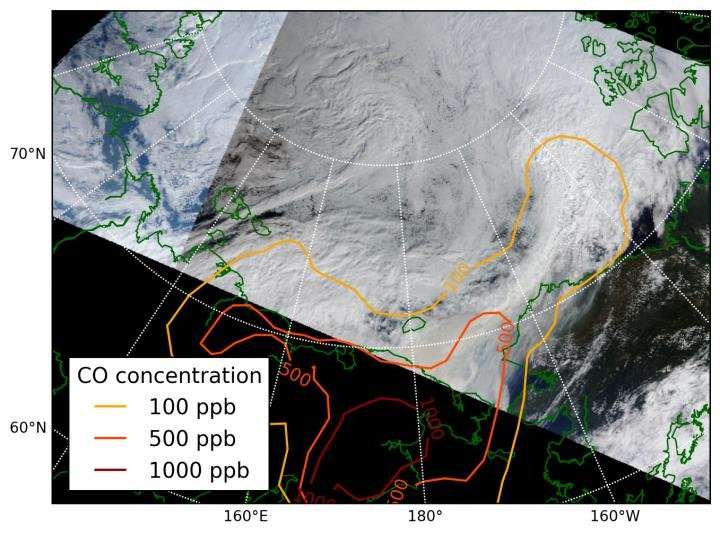 Arctic clouds highly sensitive to air pollution