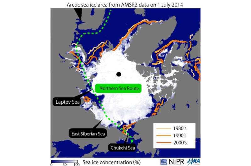 Arctic cyclone limits the time-scale of precise sea-ice prediction in Northern Sea Route?