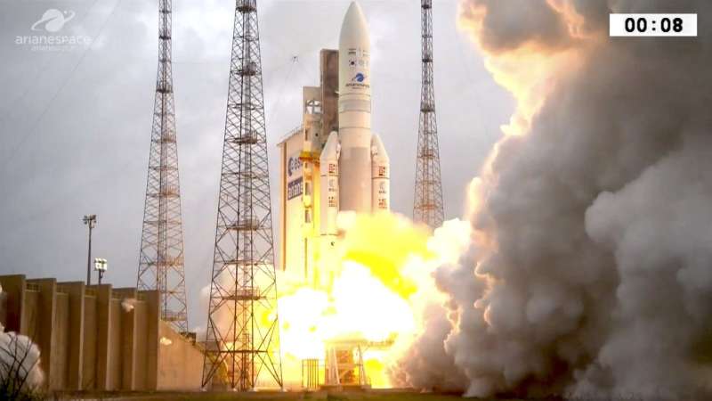 Ariane 5’s sixth launch this year