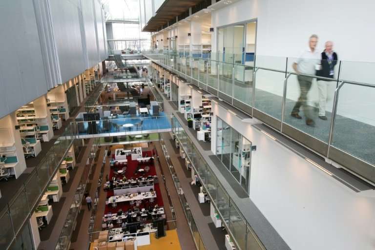 A staff survey by the biomedical Francis Crick Institute, whose central London building is pictured, found that 75.5 percent agr