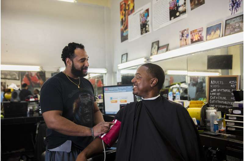 Barbershop-based healthcare study successfully lowers high blood pressure in African-American men