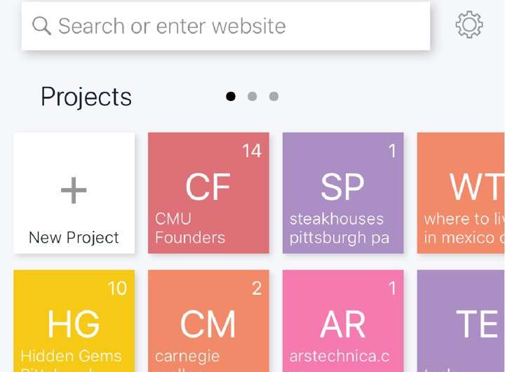Bento browser makes it easier to search on mobile devices