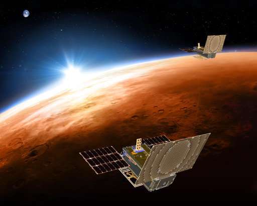 Big test coming up for tiny satellites trailing Mars lander