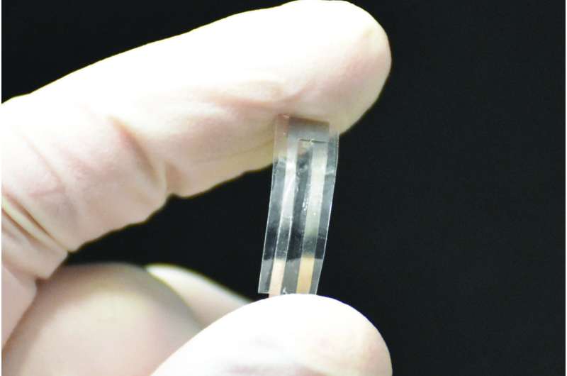Biodegradable sensor monitors pressure in the body then disappears