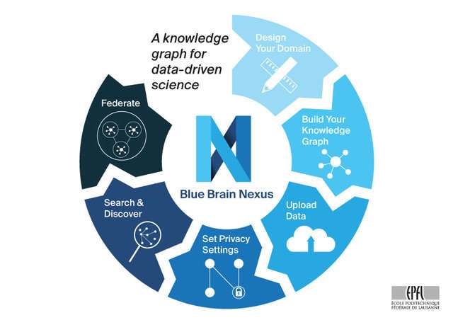 Blue Brain Nexus: An open-source knowledge graph for data-driven science