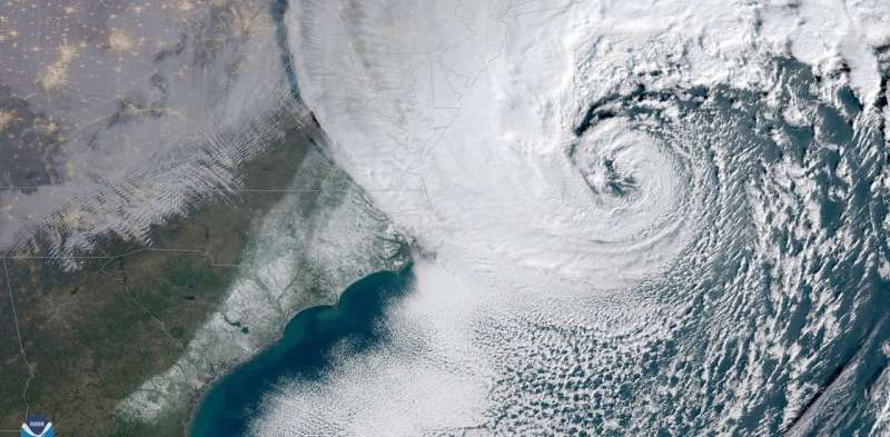 'Bomb cyclones' – the intense winter storms that hit the US (and Australia too)