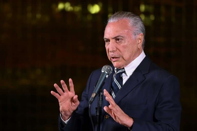 Brazil's President Michel Temer, who on Wednesday inaugurated the start of construction on a particle accelerator in Brazil