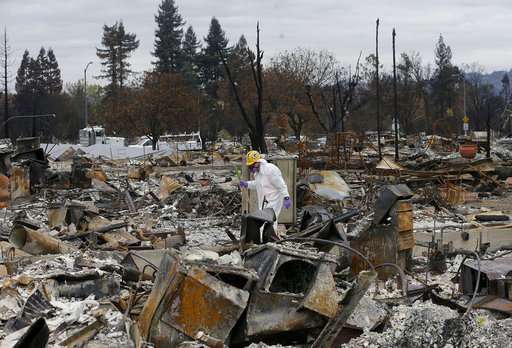 California wildfire victims say cleanup crews add to woes
