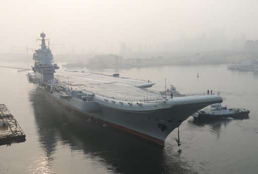 China first home-built aircraft carrier completes sea trials